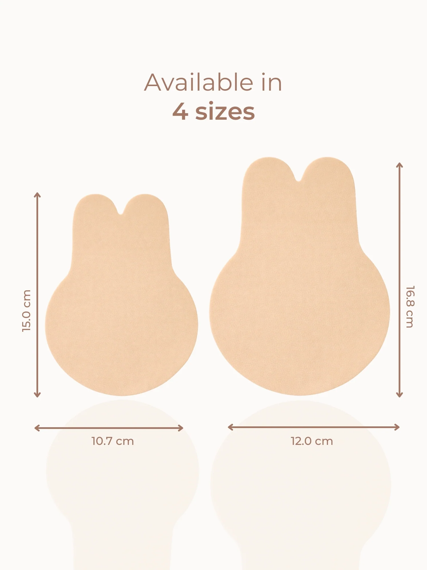 Reusable Bunny Lift Covers – Anti Sweat, Medical-Grade Adhesive, Discreet Bust Lift & Shaping - Pack of 3 - Image 3