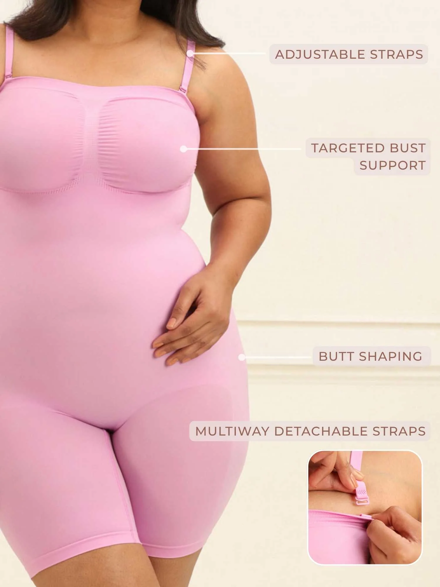 Strapless Butt Lifting Bodysuit - Image 3