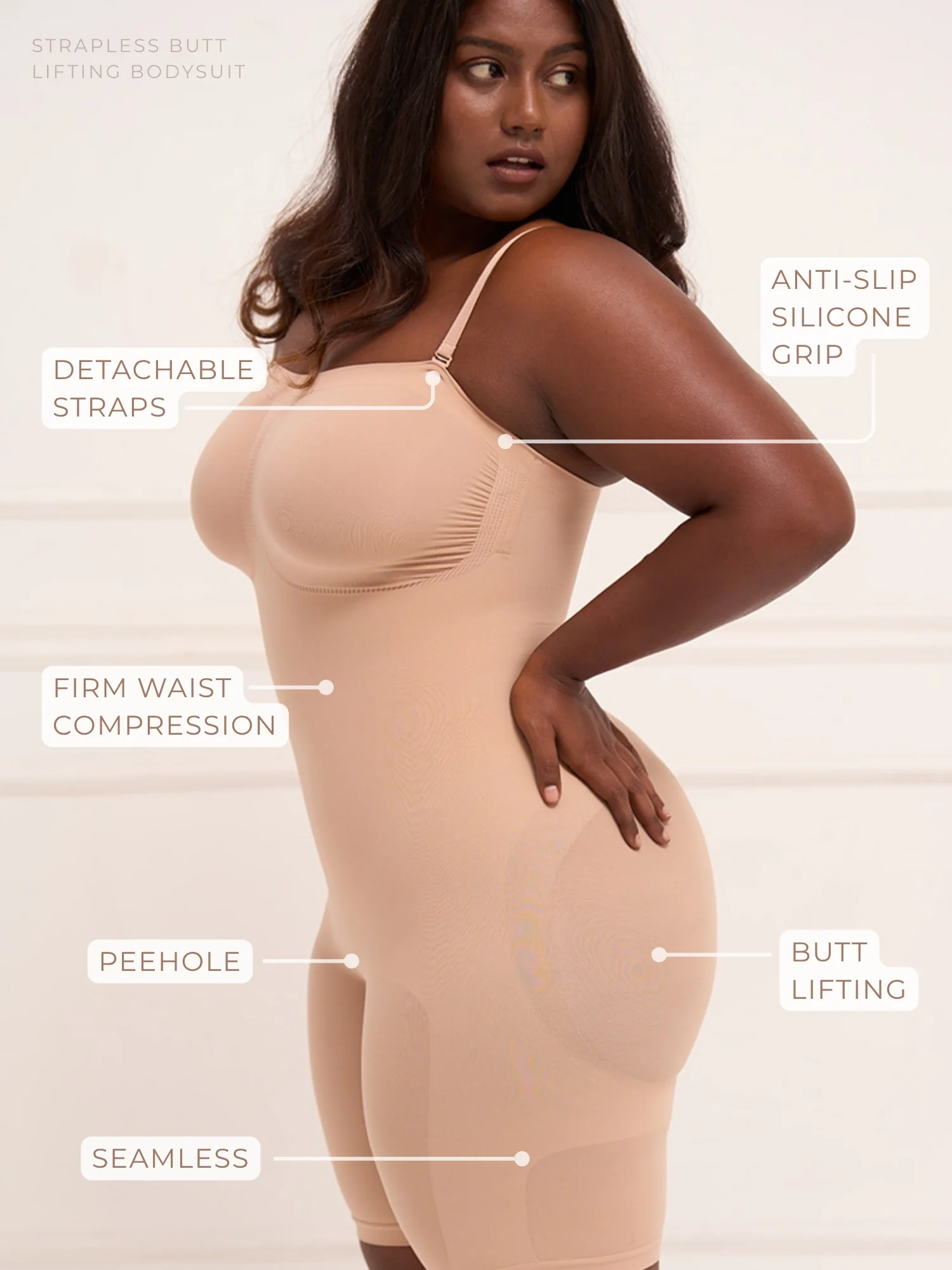 Strapless Butt Lifting Bodysuit - Image 38