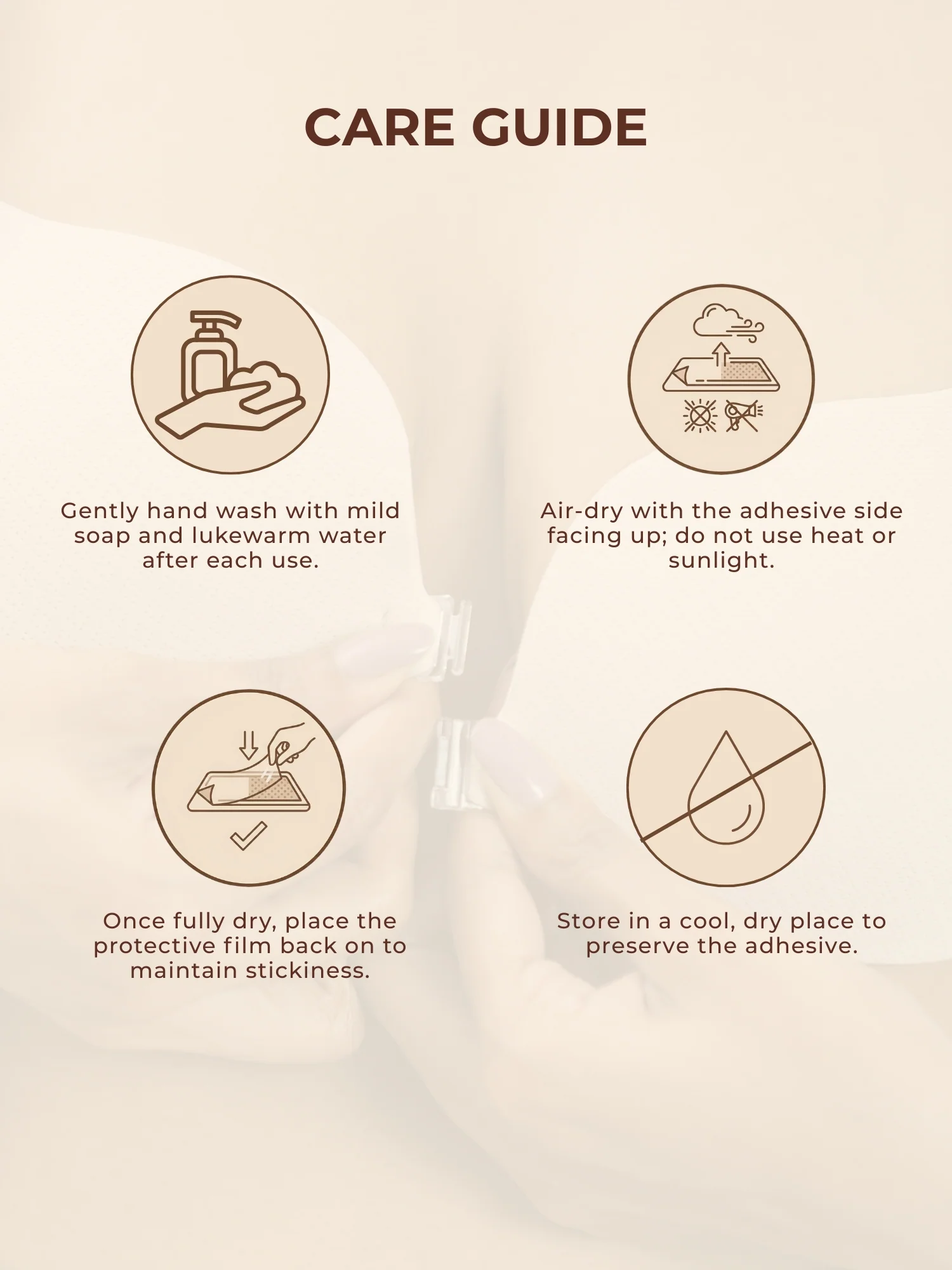 Adhesive Bra with Front Clip – Cotton, AirLock Glue, Extra Lift & Shape, Seamless Invisible Finish - Image 6